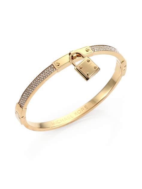 michael kors lock bracelet|Michael Kors bracelet with diamonds.